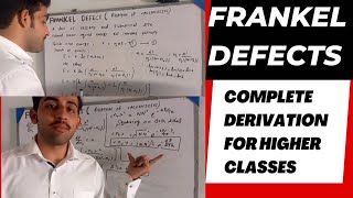 Frankel defect derivation Defects in crystal Material science Frankel defect complete solution [upl. by Letisha]