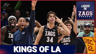 Gonzaga Bulldogs continue dominating Pac12 with win over USC  Is Zags defense elite  Mailbag [upl. by Fiorenza]