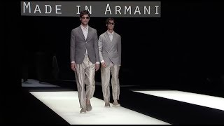 Giorgio Armani Spring Summer 2018 Mens Fashion Show [upl. by Annice101]