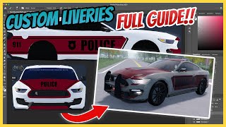 ERLC How To Make amp Upload Custom Liveries FULL GUIDE  Tutorial Walk Through  Roblox Roleplay [upl. by Pleasant]