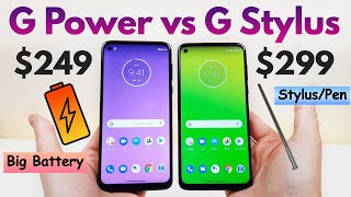 Moto G Power vs Moto G Stylus  Who Will Win [upl. by Bushey]