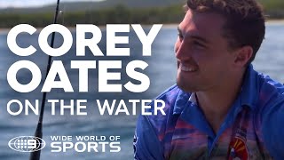 Corey Oates takes to the open water  NRL on Nine [upl. by Ahseikram]