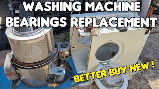 Indesit Washing Machine Bearing Replacement  Removal [upl. by Eerased]