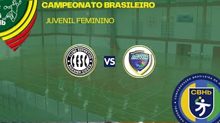 CBI Juvenil Feminino  Fase de Grupos  CESCRJ x ACVHEMT [upl. by Ambrosine]