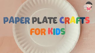 SPRING CRAFTS FOR KIDS  PAPER PLATE CRAFT IDEAS for KIDS  DIY PAPER PLATE FLOWER [upl. by Hump949]