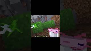 Minecraft Axolotls Moment  ACTION AND STUFF actionstuff animation minecraft shorts [upl. by Akimot235]