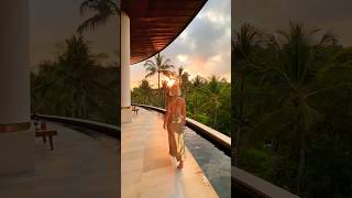 Most beautiful jungle luxury resort 🤩🫶🏻 travel luxury hotel bali [upl. by Henrik]