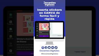 Inserta stickers en CANVA de forma fácil y rápida [upl. by Craw]