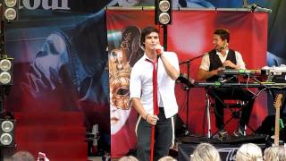 Radioactive  Eric Saade  Complete song in HQ  LIVE Ronneby Brunnspark  Brunnskvittret 2010 [upl. by Thorncombe]