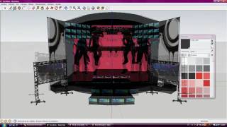 Hacer un escenario muy facil con Google SketchUp 7 [upl. by Nivloc829]