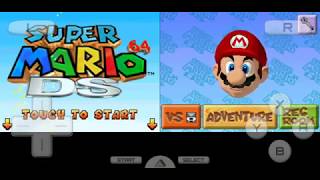 Super Mario 64 DS  Android Nintendo DS Emulator  DraStic [upl. by Noiroc]