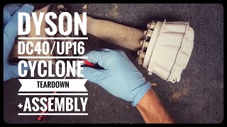 How to take apart and clean a Dyson UP16DC40 cyclone [upl. by Grieve]