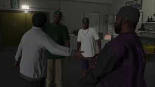 Grand Theft Auto V  The Long Stretch Lamar Kills quotDquot Drug Deal Cutscene Franklin amp Sretch PS3 [upl. by Tsan228]