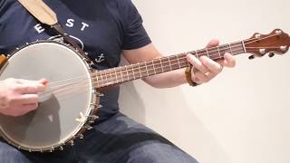 quotCliffs of Moherquot on Irish tenor banjo [upl. by Neahs]