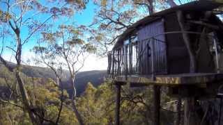 Wollemi Cabins Treehouse Bilpin NSW Australia  some before and after footage of the fires [upl. by Richmound541]