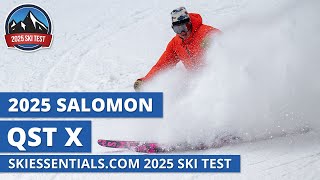 2025 Salomon QST X  SkiEssentialscom Ski Test Review [upl. by Nonnah114]