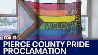 Pierce County leaders sign pride proclamation as councilmember refuses to attend meeting [upl. by Aurelius]