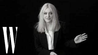 Dakota Fanning on I Am Sam The Runaways and High School Experiences  Screen Tests  W Magazine [upl. by Edwyna]