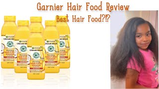 NEW Garnier Ultimate Blend Banana amp Shea Hair Food Reviewfypforyoupage ype4hair [upl. by Anilyx]