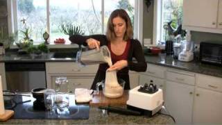 Raw Food Recipe for Almond Milk  wwwTheDeliciousRevolutioncom [upl. by Audie]