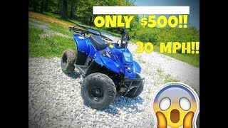 CHEAP Chinese ATV Review 110CC 30MPH and Only 500 [upl. by Garber]