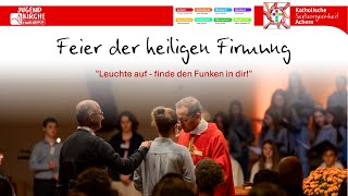 Livestream zur Firmung am Freitag 22112024 um 1800 Uhr aus der Jugendkirche Fautenbach [upl. by Enirehtakyram841]