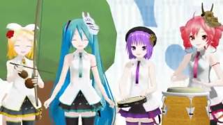 Paranaue  the capoeira song VocaloidMMD plover [upl. by Nyvrem]