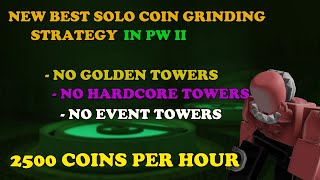 NEW Best SOLO COIN GRINDING STRATEGY IN POLLUTED WASTELAND II  Tower Defense Simulator [upl. by Ailis]