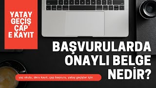 YATAY GEÇİŞ İÇİN İSTENEN “ONAYLI BELGE “ NEDİR [upl. by Enilekcaj483]