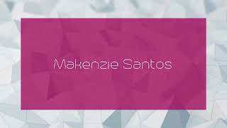 Makenzie Santos  appearance [upl. by Haisa]