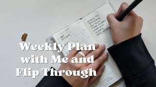 weekly plan with me  hobonichi weeks  minimal planner  Nicole makes plans  minimalist planner [upl. by Aihset]