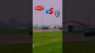 Bugatti Chiron VS Rimac Nevera in drag race bugatti rimac dragrace chiron [upl. by Ahcire]