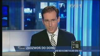 TVP1 Wiadomości  MaroMaroMarkoMarko Acrum DreadRock domofon [upl. by Kurth]