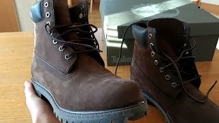 Timberland 6 Inch Premium Waterproof Boots UNBOXING [upl. by Dorej]