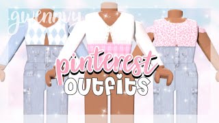 aesthetic trendy pinterest outfits CODES  roblox♡ [upl. by Anahsirk]