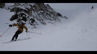 Kelso Ridge Snow Ascent  Torreys Peak Emperor Couloir Descent [upl. by Nomal]