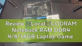 Review 【Local】CODRAM Notebook RAM DDR4 4816GB Laptop Game Memory 2133 2400 2666 3200MHZ PC4 12V [upl. by Notlrahc]