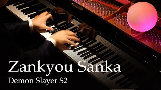 Zankyou Sanka  Demon Slayer S2 OP Piano  Aimer [upl. by Drawyah757]