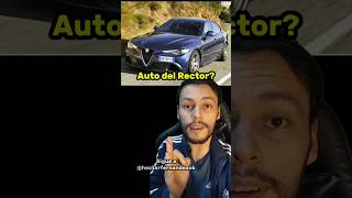 EL AUTO DEL RECTOR DE LA UBA ALFA ROMEO DE 90MIL DOLARES [upl. by Sonny]