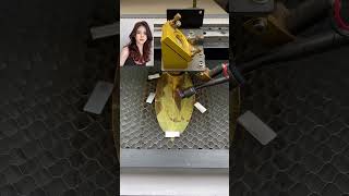 LEAF ENGRAVING MACHINE leaves carving laser leaf fineart leafprinting engravingmachine [upl. by Gina562]