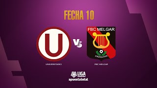 ⚽ UNIVERSITARIO VS FBC MELGAR  LIGA FEMENINA APUESTATOTAL 2024  FECHA 10 [upl. by Nalyak]