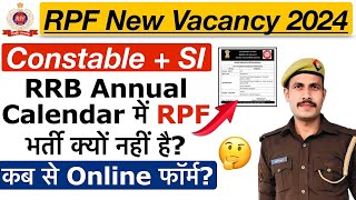 RPF New Vacancy 2024  RPF SI New Vacancy 2024  RPF Constable Vacancy 2024  Notification Apply [upl. by Winifred587]