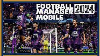 FOOTBALL MANAGER 2024 Mobile  O Início de Gameplay em Português PTBR [upl. by Nagaek]