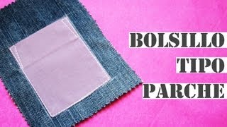 Tutorial Bolsillo estilo parche [upl. by Louise]