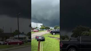 Tornado forming around Clewiston Florida at the same time Hurricane Milton on the way to Florida [upl. by Haron]