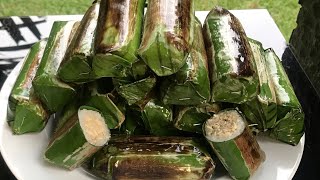 Resep Lemper bakar teflon isi ayam [upl. by Ewold]