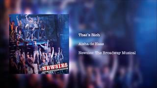 Newsies The Broadway Musical  Thats Rich [upl. by Adair]