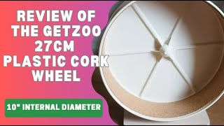 Dwarf Hamster Wheel Review  Getzoo plastic and cork Hamster wheel  27cm 255cm10quot internally [upl. by Esma789]