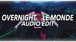 overnight x le monde  richard carter amp qveen herby edit audio [upl. by Llertnom441]