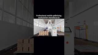 Professional mobile palletizing workstation manufacturer roboticpalletizer machine palletizer [upl. by Adnyl201]